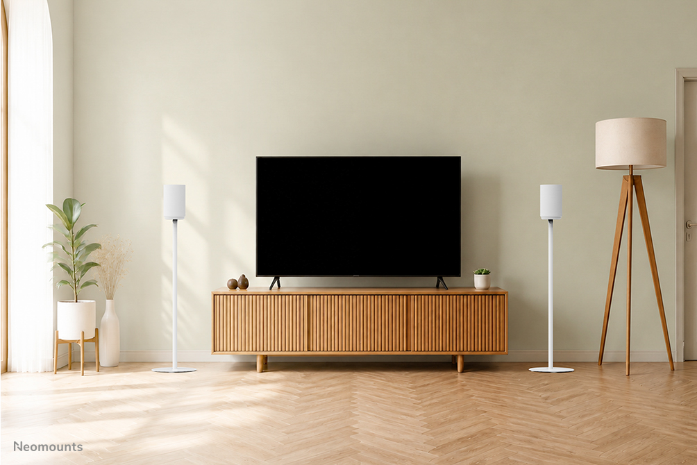 Neomounts FL45-721WH1 Speaker stand for Sonos Era 100 - 85 cm height - white